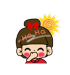 Cutie girl- Pin pin（個別スタンプ：15）