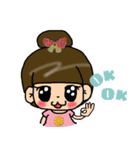 Cutie girl- Pin pin（個別スタンプ：17）