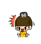 Cutie girl- Pin pin（個別スタンプ：25）