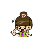 Cutie girl- Pin pin（個別スタンプ：26）