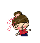 Cutie girl- Pin pin（個別スタンプ：29）
