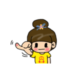 Cutie girl- Pin pin（個別スタンプ：30）