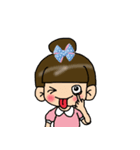 Cutie girl- Pin pin（個別スタンプ：39）