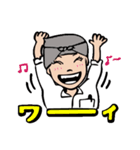 カフェで働く愉快な仲間たち（個別スタンプ：3）