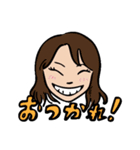 カフェで働く愉快な仲間たち（個別スタンプ：34）