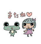 Frog ＆ Ame of Ramune（個別スタンプ：34）