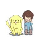 大型犬との日常（個別スタンプ：14）
