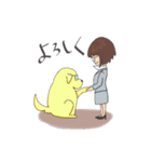 大型犬との日常（個別スタンプ：25）