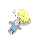 大型犬との日常（個別スタンプ：28）