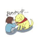 大型犬との日常（個別スタンプ：33）