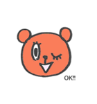 ヘタくまさんとヘタコ（個別スタンプ：18）