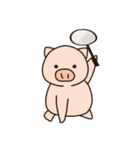 バドミン豚 2（個別スタンプ：7）