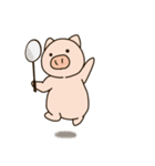バドミン豚 2（個別スタンプ：17）