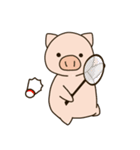 バドミン豚 2（個別スタンプ：19）