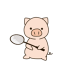 バドミン豚 2（個別スタンプ：27）