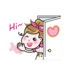 Greetings from a lovely young wife. No.2（個別スタンプ：3）