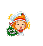 Cheerful Girl！ Cute Emot（個別スタンプ：3）