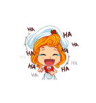 Cheerful Girl！ Cute Emot（個別スタンプ：7）