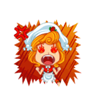 Cheerful Girl！ Cute Emot（個別スタンプ：10）
