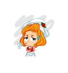 Cheerful Girl！ Cute Emot（個別スタンプ：16）