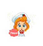 Cheerful Girl！ Cute Emot（個別スタンプ：17）
