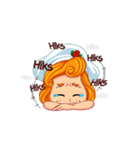 Cheerful Girl！ Cute Emot（個別スタンプ：21）