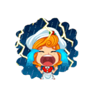 Cheerful Girl！ Cute Emot（個別スタンプ：22）