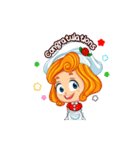 Cheerful Girl！ Cute Emot（個別スタンプ：24）
