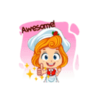 Cheerful Girl！ Cute Emot（個別スタンプ：25）