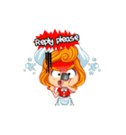 Cheerful Girl！ Cute Emot（個別スタンプ：31）