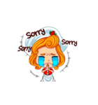 Cheerful Girl！ Cute Emot（個別スタンプ：34）
