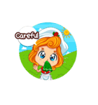 Cheerful Girl！ Cute Emot（個別スタンプ：39）