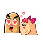 Finger lovers : THUMBIE ＆ TOEY（個別スタンプ：12）