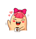 Finger lovers : THUMBIE ＆ TOEY（個別スタンプ：21）