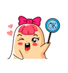 Finger lovers : THUMBIE ＆ TOEY（個別スタンプ：34）