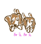 学園のアイドル犬「ギン」（個別スタンプ：3）
