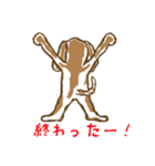 学園のアイドル犬「ギン」（個別スタンプ：28）