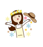 Kunna Girl ＆ friends（個別スタンプ：5）