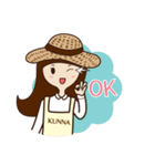 Kunna Girl ＆ friends（個別スタンプ：34）
