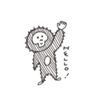 happy gorilla 'a-sing'（個別スタンプ：1）
