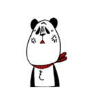 面長パンダ（個別スタンプ：1）