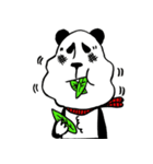面長パンダ（個別スタンプ：2）