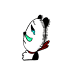 面長パンダ（個別スタンプ：4）