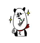 面長パンダ（個別スタンプ：9）