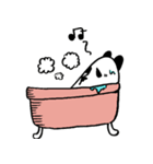 面長パンダ（個別スタンプ：14）