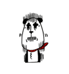 面長パンダ（個別スタンプ：19）
