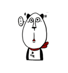 面長パンダ（個別スタンプ：33）