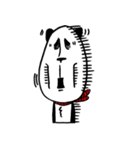 面長パンダ（個別スタンプ：35）