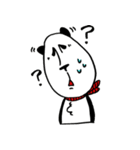 面長パンダ（個別スタンプ：37）