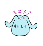 煽ってくる水色のなにか（個別スタンプ：10）